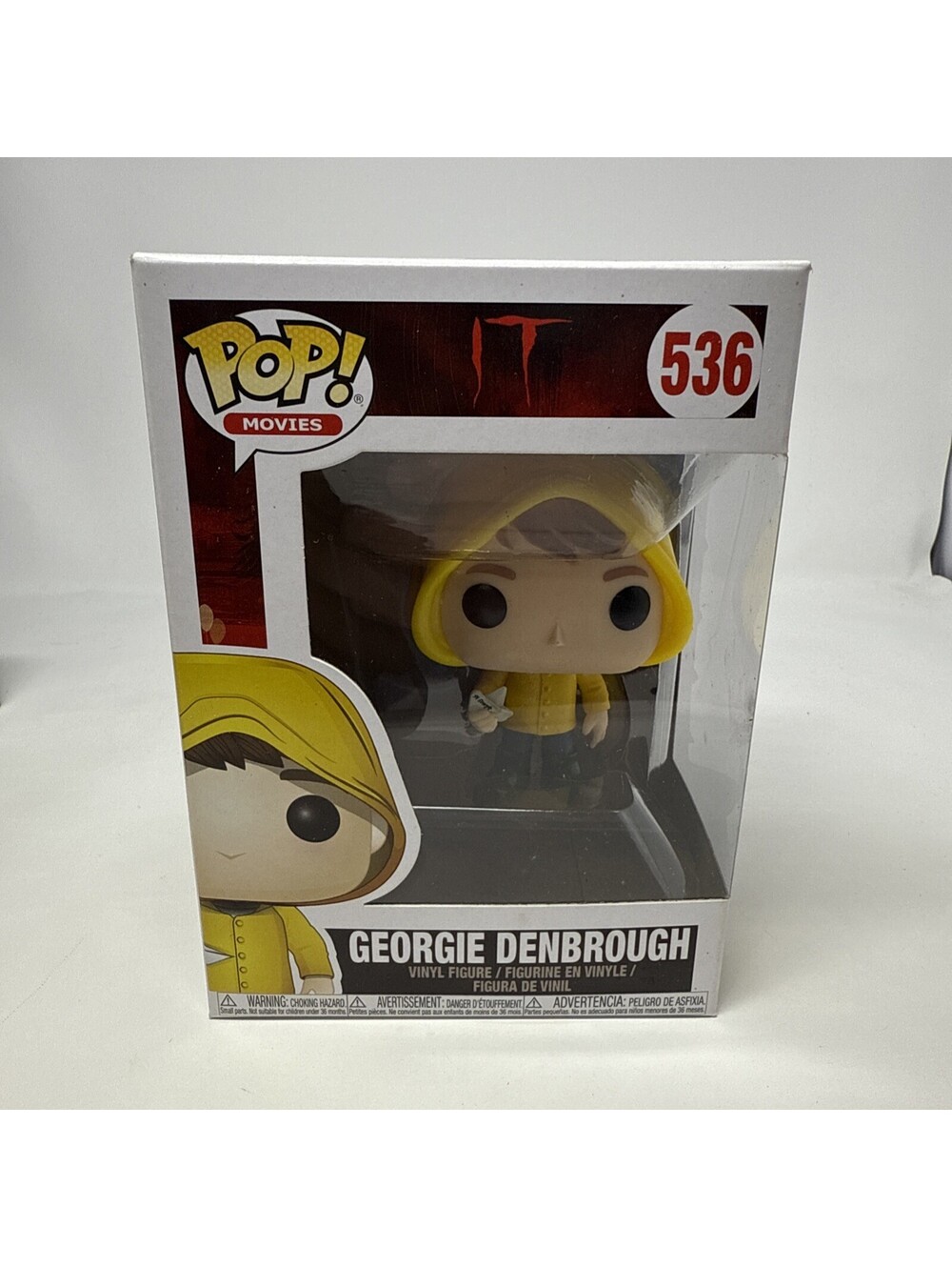 Funko Pop! Vinyl Figure It Georgie Denbrough Holding Boat #536